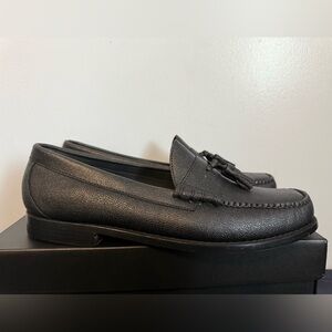 G.H. BASS Lennox Tassel Pebbled Leather Weejun Loafer - *Sz 11* BRAND NEW (MENS)